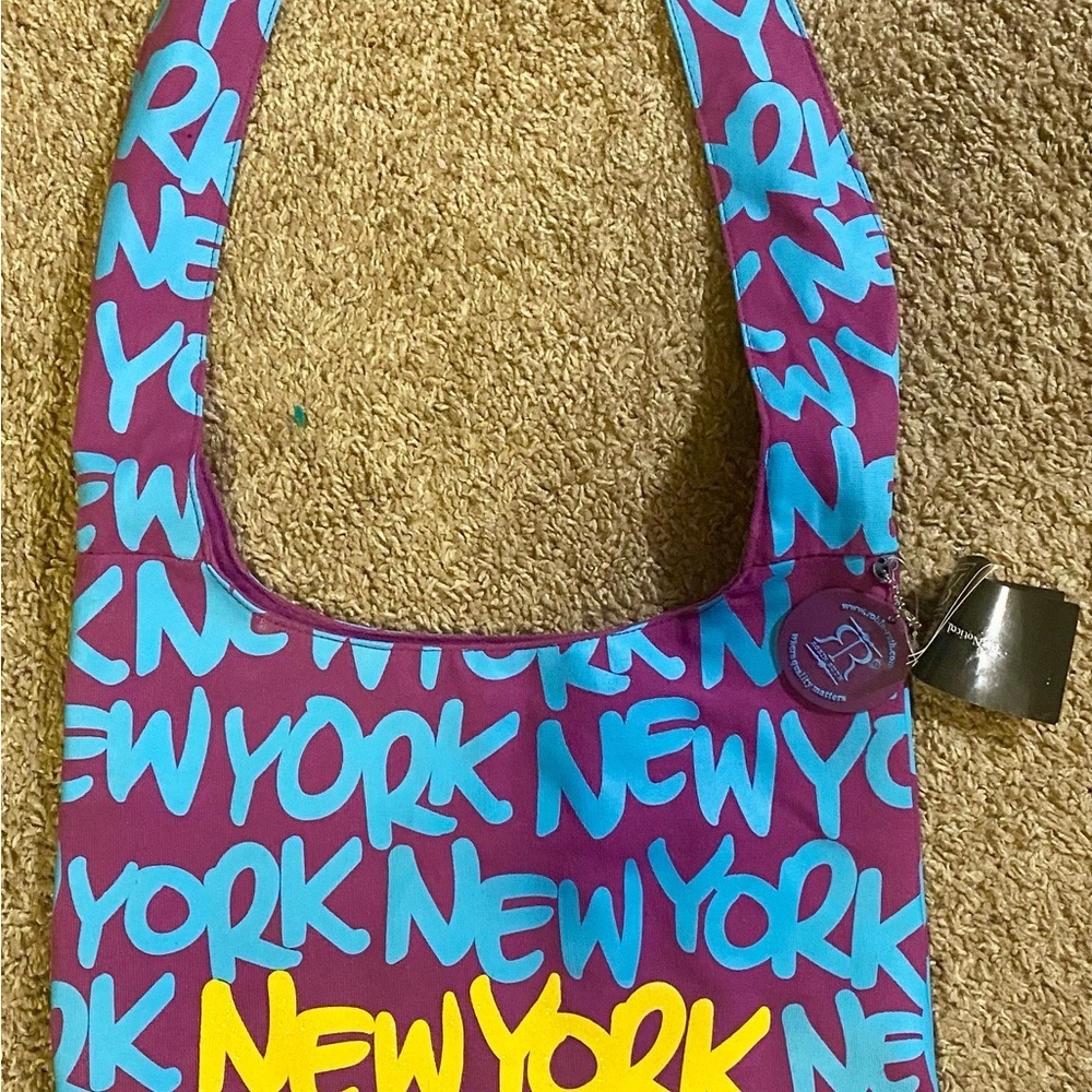 NWT Fashion New York Cross-bod Bag Shoulder Hippie Multi Color Sling Robin Ruth - Picture 2 of 12